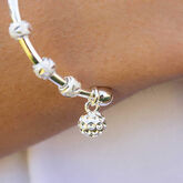 Alternate View 4 of Golf Goddess Silver Stroke Counter Bracelet With Golf Ball Charm